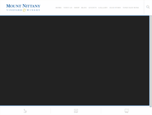 Tablet Screenshot of mtnittanywinery.com